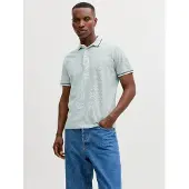 Jack & Jones Camiseta 'JJEPaulos' azul pastel / petróleo / blanco