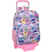Safta Mochila Con Ruedas Hello Kitty &amp; Friends 21l