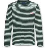 Only & Sons Junior Camiseta 'OSJDAWSON' verde oscuro / blanco