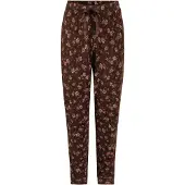 Hunkemoller Pantalón de pijama crema / marrón / oliva / rosé