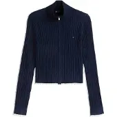 Tommy Hilfiger Cárdigan navy / blanco