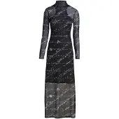Karl lagerfeld JEANS Vestido de noche lila / negro / blanco