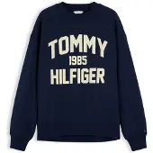 Tommy Hilfiger Sudadera 'VARSITY' ecru / navy