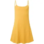 Urban Classics Vestido amarillo