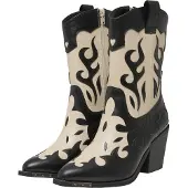 Buffalo Botas camperas ecru / negro