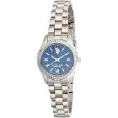 U.S. POLO ASSN. Reloj analógico 'Charlotte' azul oscuro