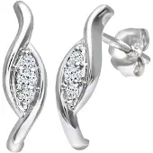 Diamant L'Eternel Pendientes plata