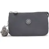 Kipling Bolso de noche 'Creativity L' gris oscuro