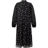 Lala Berlin Vestido camisero negro / blanco