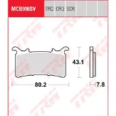 TRW Pastillas De Freno Sinterizadas Mcb906sv