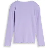 Tom Tailor Camiseta lavanda / blanco