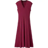 Mango Vestido de punto 'CANELONS' burdeos