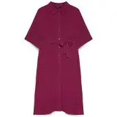 Fiorella Rubino Vestido burdeos