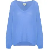 Americandreams Jersey talla grande 'Silja' azul cielo