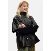 Desigual , Poncho Efecto Piel, Mujer, Poliuretano, MarróN, U