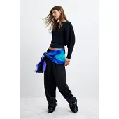 Desigual Pañuelo azul cobalto / orquidea / negro