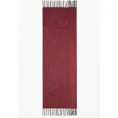 Desigual , Bufanda Larga Flecos, Poliester, Rojo, U