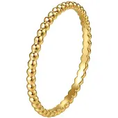 Dear Me Anillo 'Bond Beaded' oro