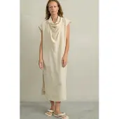 Humanoid Wrenna Beige Talla: L | Vestidos Midi Outlet | Mujer | Marrón