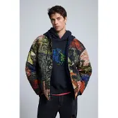 Desigual , Chaqueta Reversible Capucha, Hombre, Azul, XL