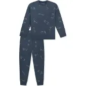 Schiesser Pijama azul oscuro