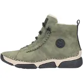 Rieker Botines con cordones verde claro