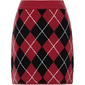 MyMo ROCKS Falda rojo / negro / blanco