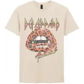 Def Leppard Camiseta 'Lips' blanco natural