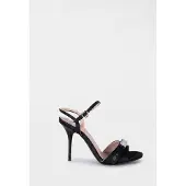 Moschino Goatskin Sandals Black Talla: 40 | Chancletas Outlet | Mujer | Negro