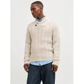 Jack & jones Premium Jersey 'JPRBLUSEAN' beige claro
