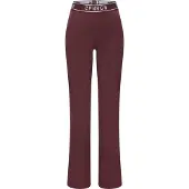 LASCANA Pantalón deportivo chocolate / blanco