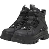 Buffalo Botines con cordones 'Aspha' negro