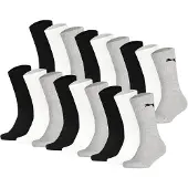 Puma Calcetines gris claro / negro / blanco