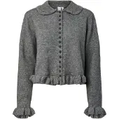 Y.A.S Cárdigan 'FRILO ' gris