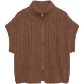 Vero Moda Chaleco de punto 'VMBANG' marrón