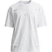 Nike Camiseta 'SHOX' plata / blanco