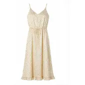 Coster Copenhagen Vestido ' Dot ' beige