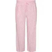 Zizzi Pantalón de pijama 'MPOINTY' rosa / rojo