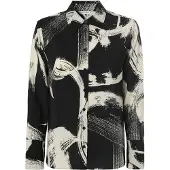 TATUUM Blusa 'Seki' chamois / negro