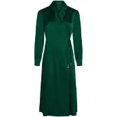 Karl Lagerfeld Vestido camisero verde