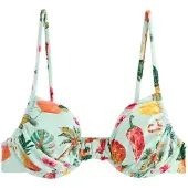 Next Top de bikini amarillo / menta / naranja / rojo oscuro