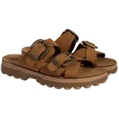 Desa Zapatillas de casa 'Keilrutschen' marrón