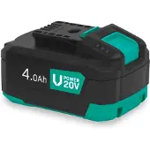 Vonroc Batería 20V - 4.0Ah | puerto USB-C bidireccional