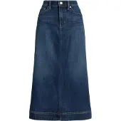 Ralph Lauren Falda azul denim