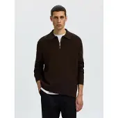 Selected Jersey 'SLHTeller' marrón oscuro