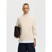 Selected Jersey 'SLFCILLE' offwhite