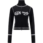 Ed Hardy Cárdigan crema / negro