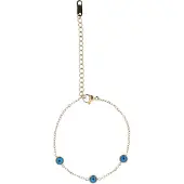 GRASSLAND Pulsera azul / oro