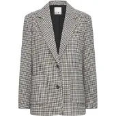 Ichi Blazer gris oscuro / blanco