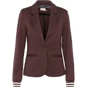 Kaffe Blazer 'Kinnie' chocolate / blanco